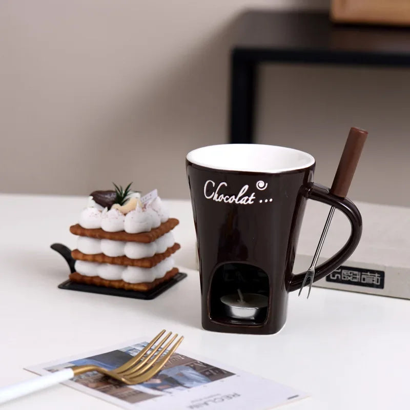 Chocolate Fondue Mug Set