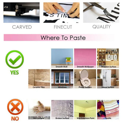 World Map Wall Sticker Vinyl