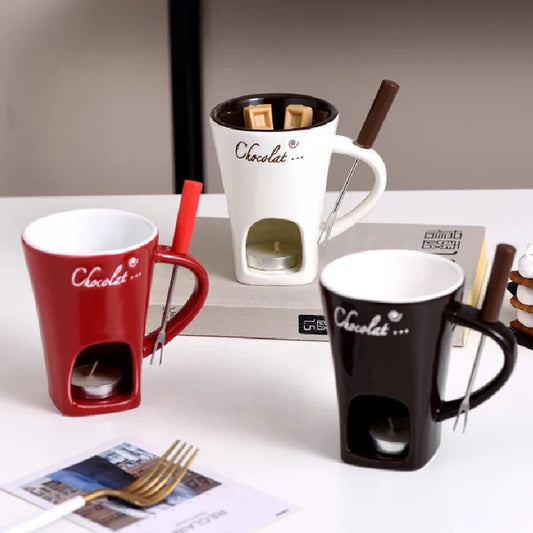 Chocolate Fondue Mug Set