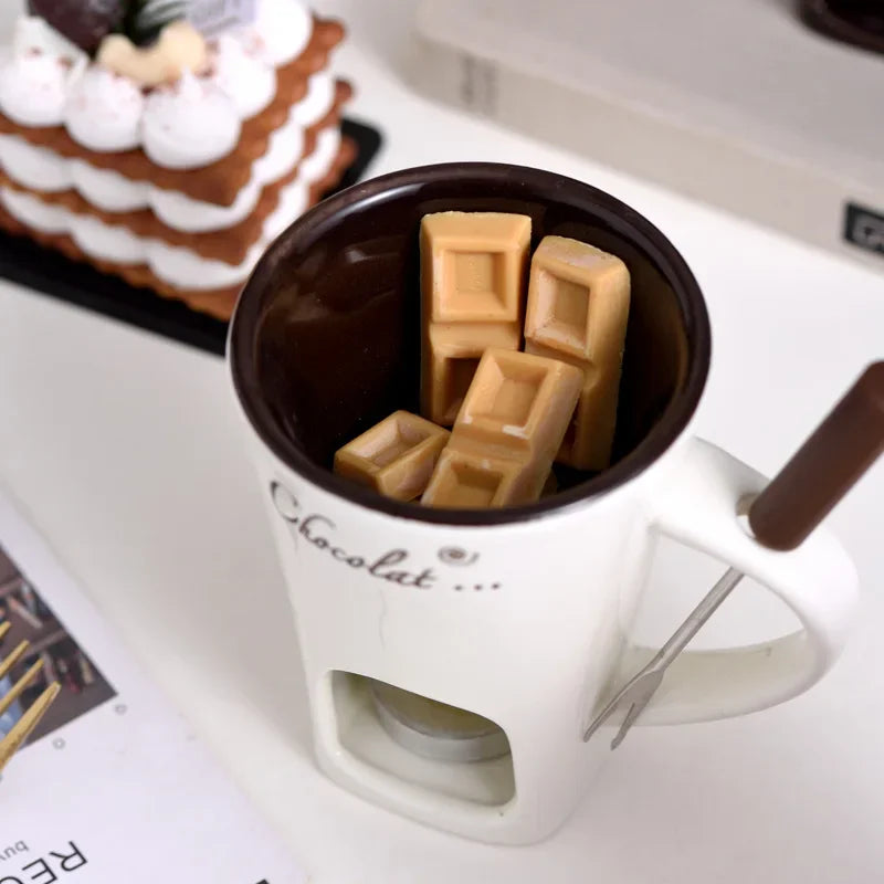 Chocolate Fondue Mug Set