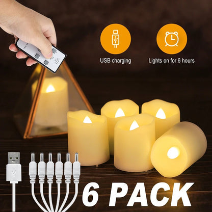 LED Flickering Flameless Candles